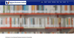 Desktop Screenshot of nbi.com.au