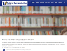 Tablet Screenshot of nbi.com.au