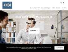Tablet Screenshot of nbi.se